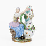 A Pair of Figures 'Farmer's wife and Farmer with Jug' - image 2