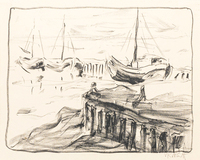 Harbour at low tide - image 1