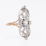 Art Nouveau Diamond Ring - image 2
