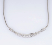 Collier mit feinem Brillant-Besatz - Bild 2