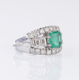 Smaragd-Diamant-Ring - Bild 2