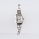 Damen-Armbanduhr mit Art-déco Diamant-Armband - Bild 4