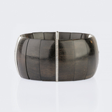 Ebenholz Flexi-Armreif mit Brillant-Besatz - Bild 4