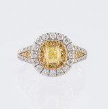 Fancy Diamant Cocktail-Ring - Bild 1