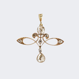Art Nouveau Diamond Pendant