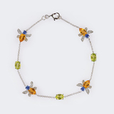 Petite Precious Stone Bracelet 'Bees' - image 1