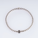 Flexi Bracelet Black Diamonds 'Eka Tiny' - image 2