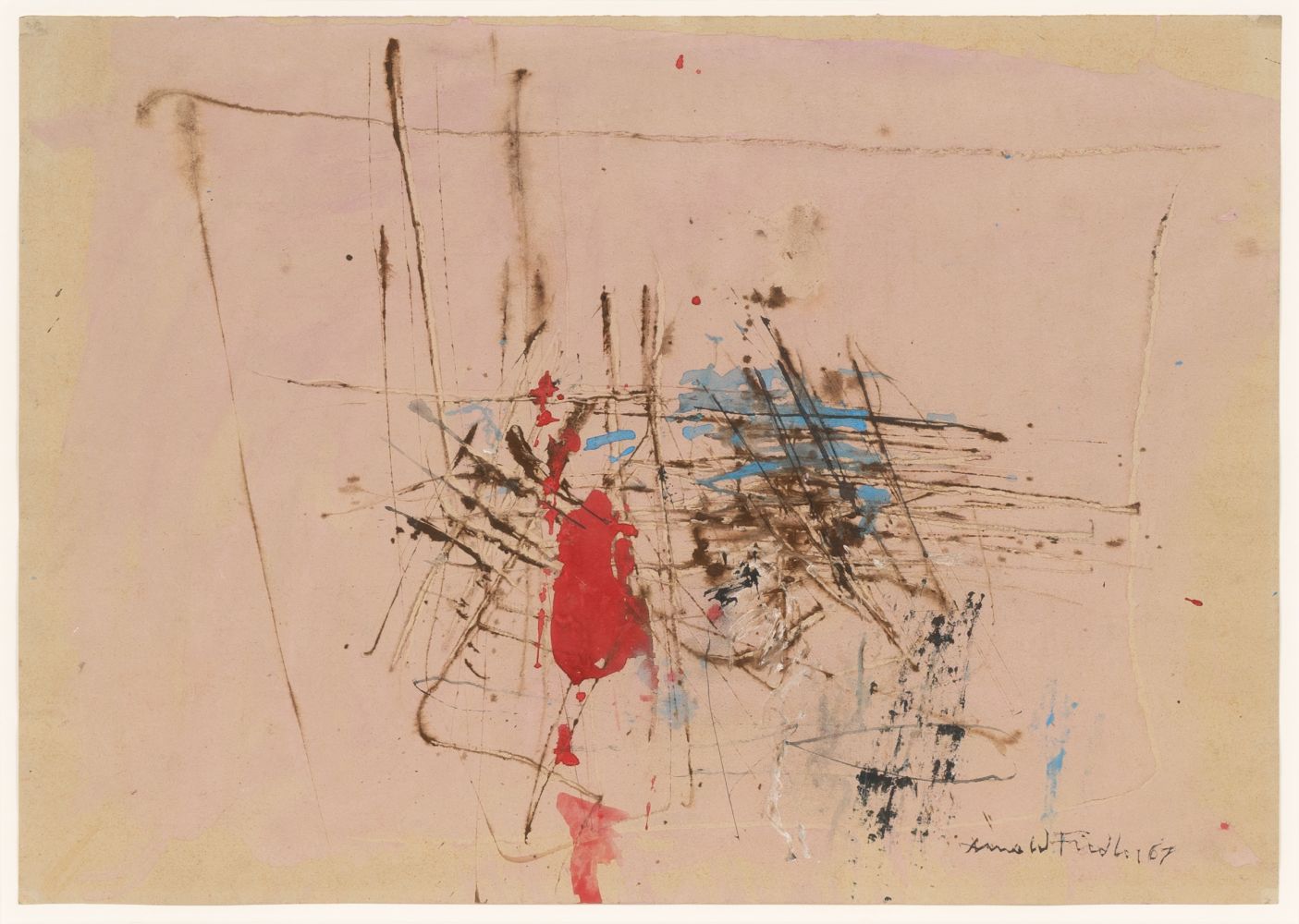 Arnold Fiedler - Composition with red Spot Composition with red Spot