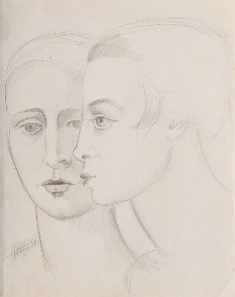 Dorothea Maetzel-Johannsen - Double Selfportrait Double Selfportrait
