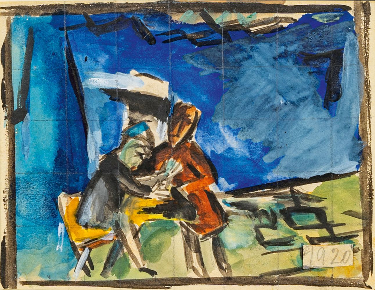 Erich Hartmann - Blaues Gespräch Blaues Gespräch