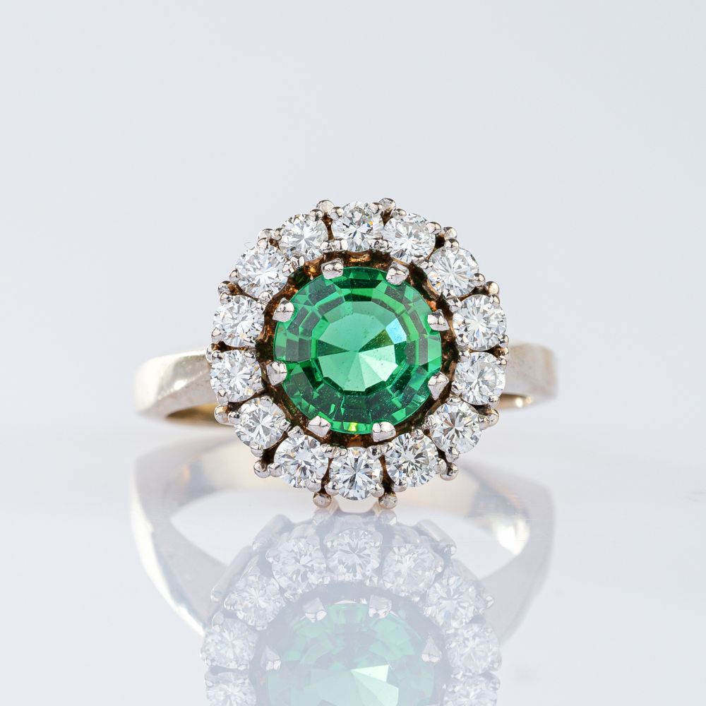 Tourmaline Diamond Ring Tourmaline Diamond Ring