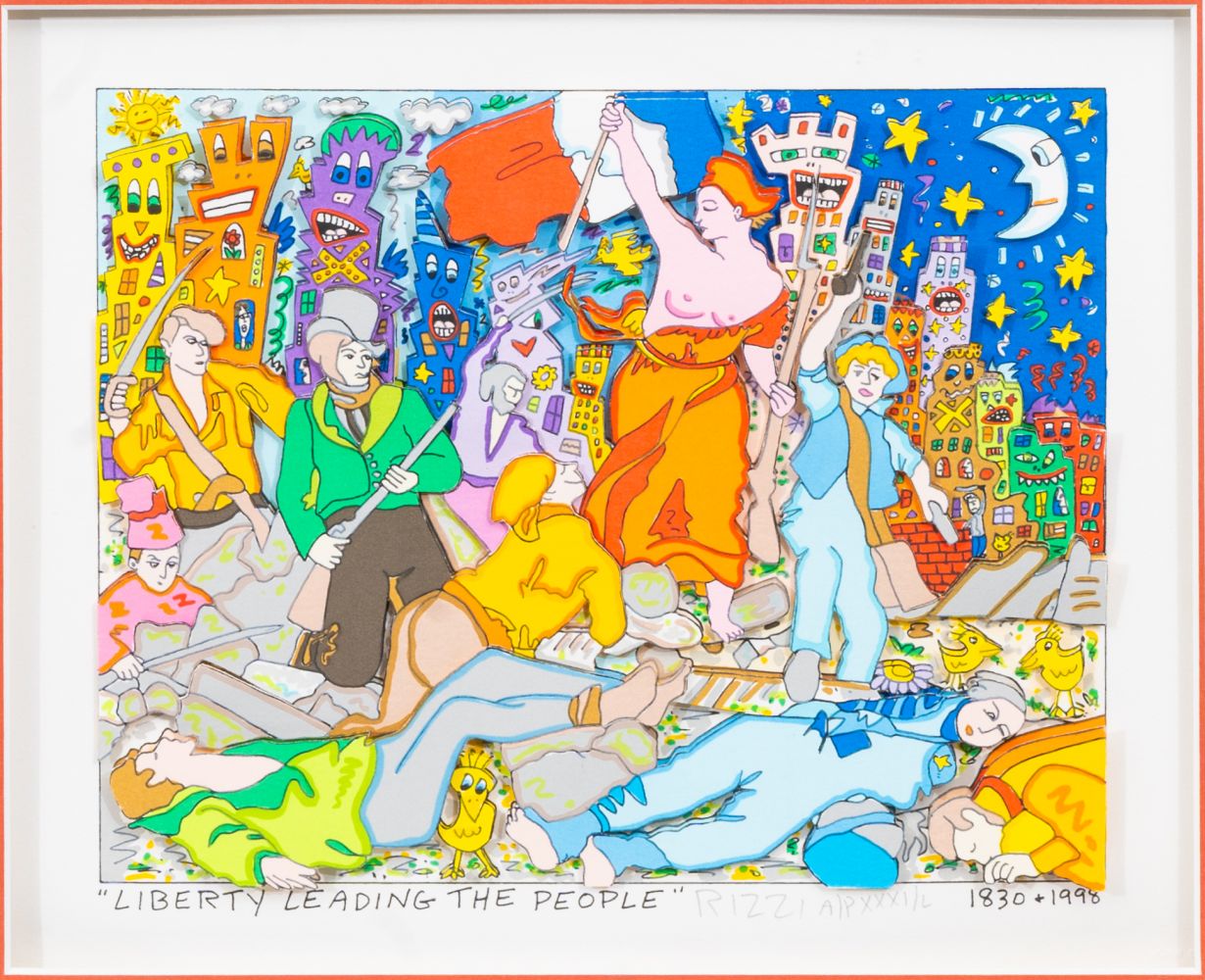 James Rizzi - Liberty leading the people Liberty leading the people