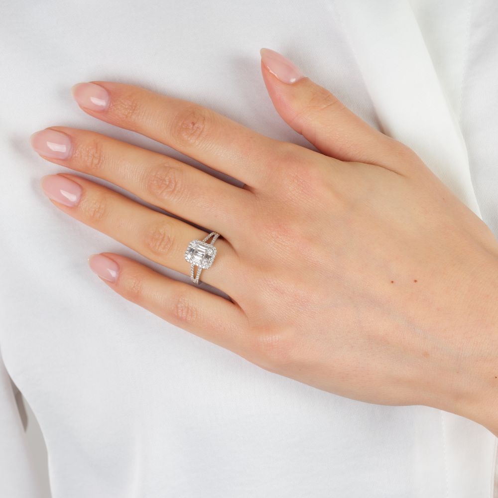 Klassischer Diamant Ring - Bild 3