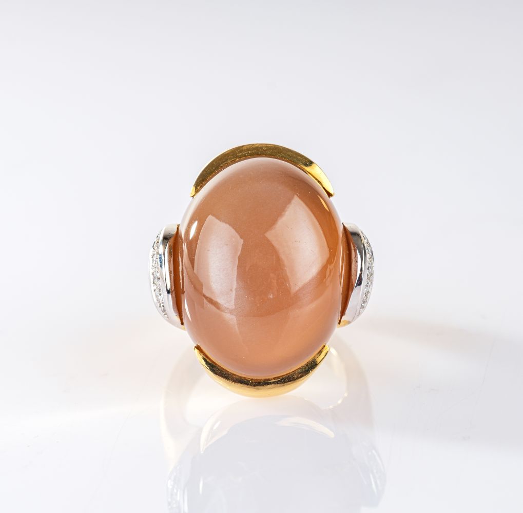 Large Moonstone Ring - image 2