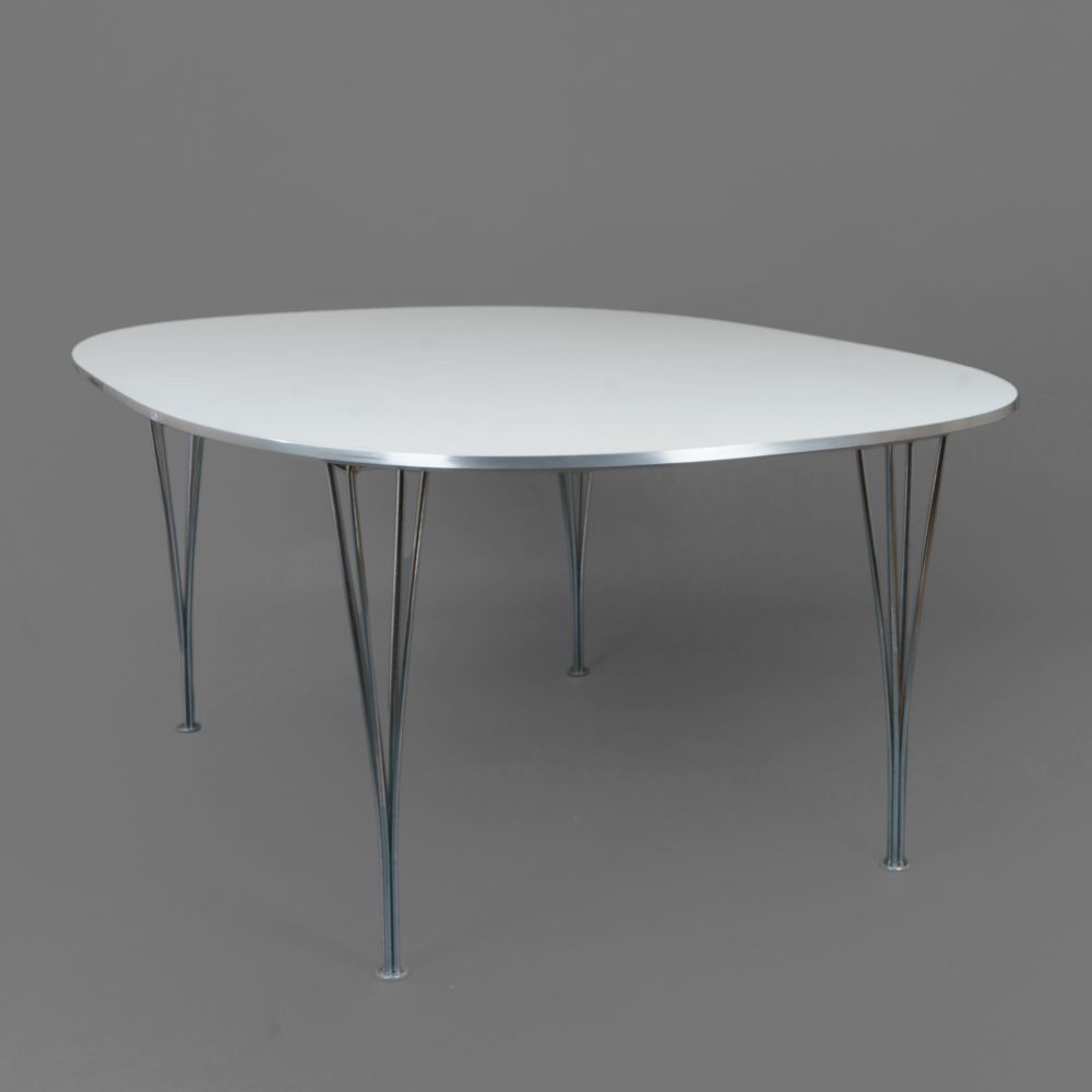 Piet Hein & Bruno Mathsson - 'Superellipse' Extendable Table Model 'B616' 'Superellipse' Extendable Table Model 'B616'
