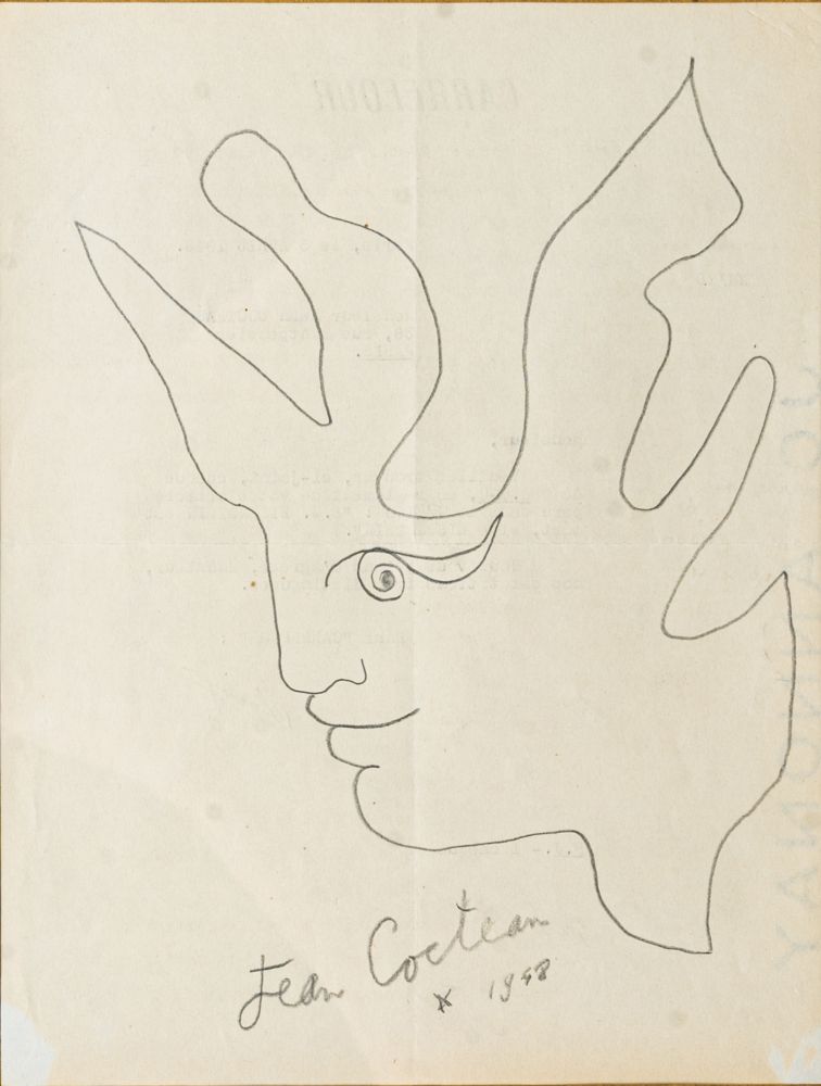 Jean Cocteau - Tête d'un Homme Tête d'un Homme