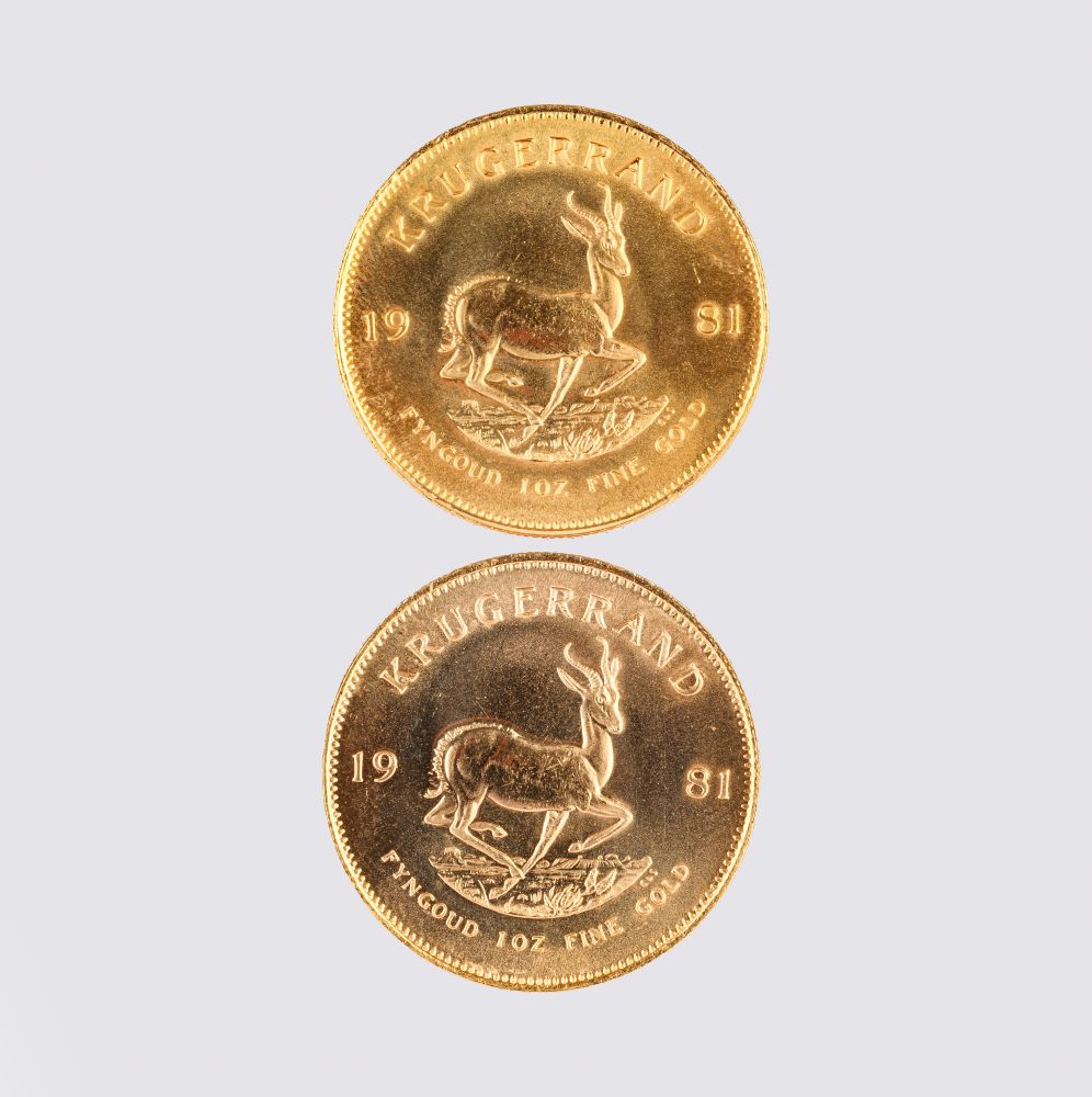 Zwei Goldmünzen Krugerrand - Bild 2