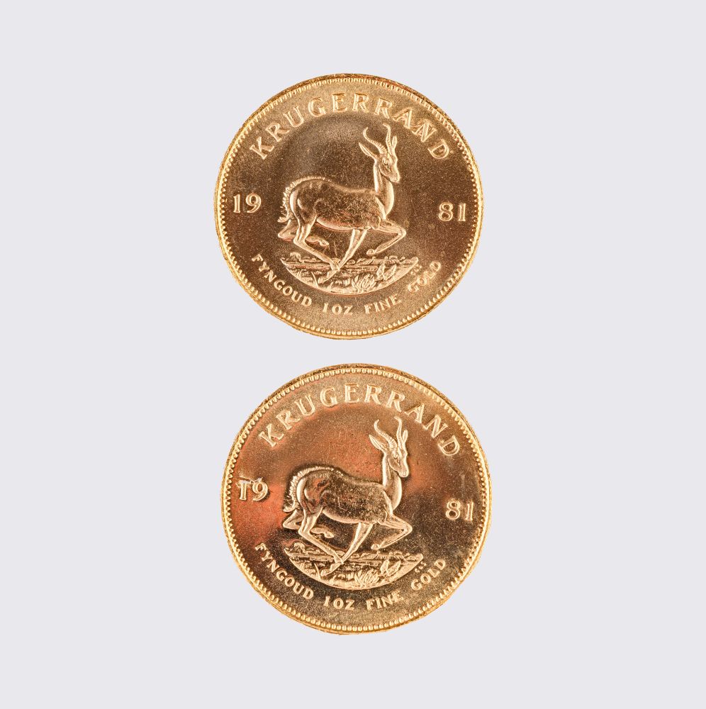 Zwei Goldmünzen Krugerrand - Bild 2