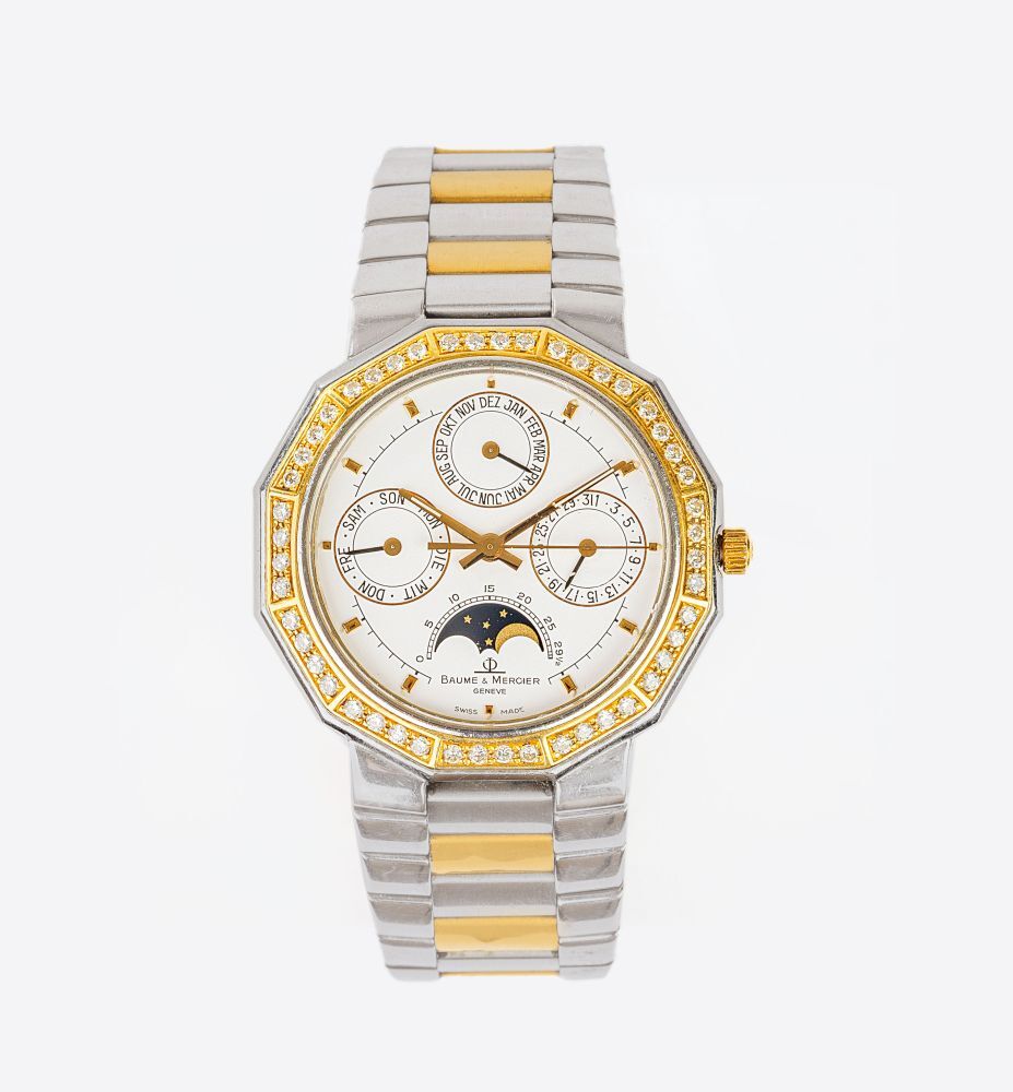 Baume & Mercier - Ladies' Wristwatch 'Riviera' with Diamonds Ladies' Wristwatch 'Riviera' with Diamonds