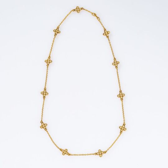 Zierliche Brillant Kette
