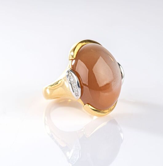 Large Moonstone Ring