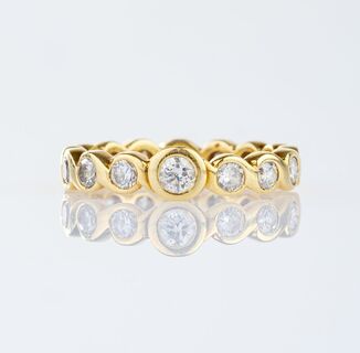Zierlicher Brillant Ring