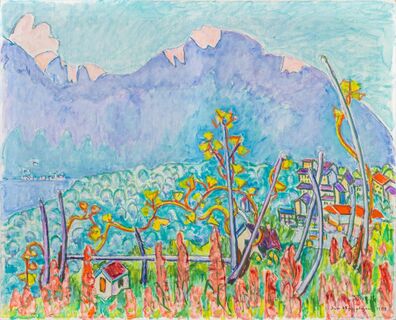 View onto Lake Geneva