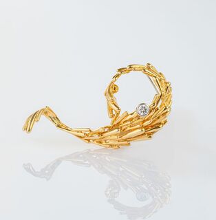 Goldanhänger mit Kleinstbrillant