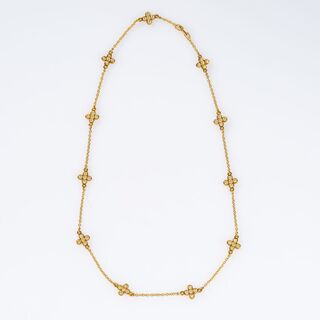 Zierliche Brillant Kette