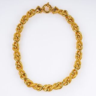 Goldkette mit Federringschließe