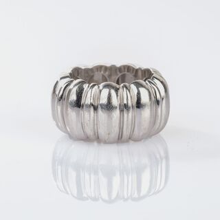 Weißgold Bandring