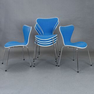 A Set of 6 Chairs Model '3107'