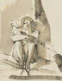 Seated Nude - image 1
