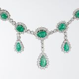 Highcarat Diamond Emerald Necklace - image 2
