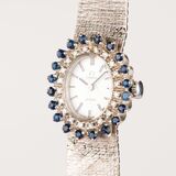 Damen-Armbanduhr mit Diamanten und Saphiren - Bild 2