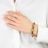 Gold Bracelet with Emeralds, Rubies, Sapphires and Diamonds - image 5