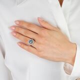 Opal Diamond Ring - image 3