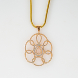 Collier mit Brillant Anhänger - Bild 1
