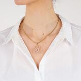 Collier mit Brillant Anhänger - Bild 2