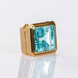 Large Aquamarine Clasp - image 2