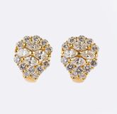 Paar Diamant Ohrclips - Bild 1