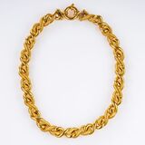 Goldkette mit Federringschließe - Bild 1
