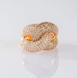 Two-Coloured Diamond Ring - image 1