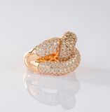 Two-Coloured Diamond Ring - image 2