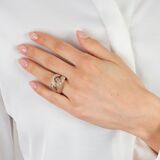 Two-Coloured Diamond Ring - image 3