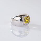 Citrin-Brillant Bandring - Bild 2