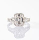 Klassischer Diamant Ring - Bild 1