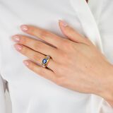 Goldring mit Steinsynthesen - Bild 3