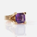 Moderner Amethyst Ring - Bild 1