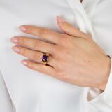 Moderner Amethyst Ring - Bild 3
